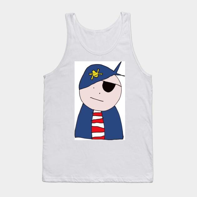 Pirate Tank Top by Jonesyinc